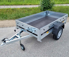 Kastenanhänger Anhänger 750kg mit Stützrad 201x106cm für Auto PKW