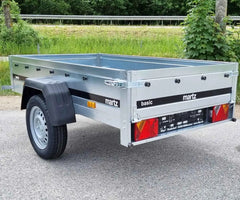 Kastenanhänger Anhänger 750kg mit Stützrad 201x106cm für Auto PKW
