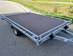 PKW Auto Anhänger Plattformanhänger mit Rampen 1000kg